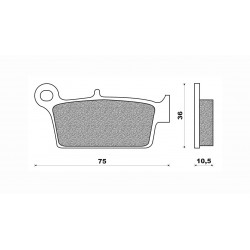 Τακάκια Daytona 36654 (FA131)(FD114) Τακάκια Daytona 36654 (FA131)(FD114)